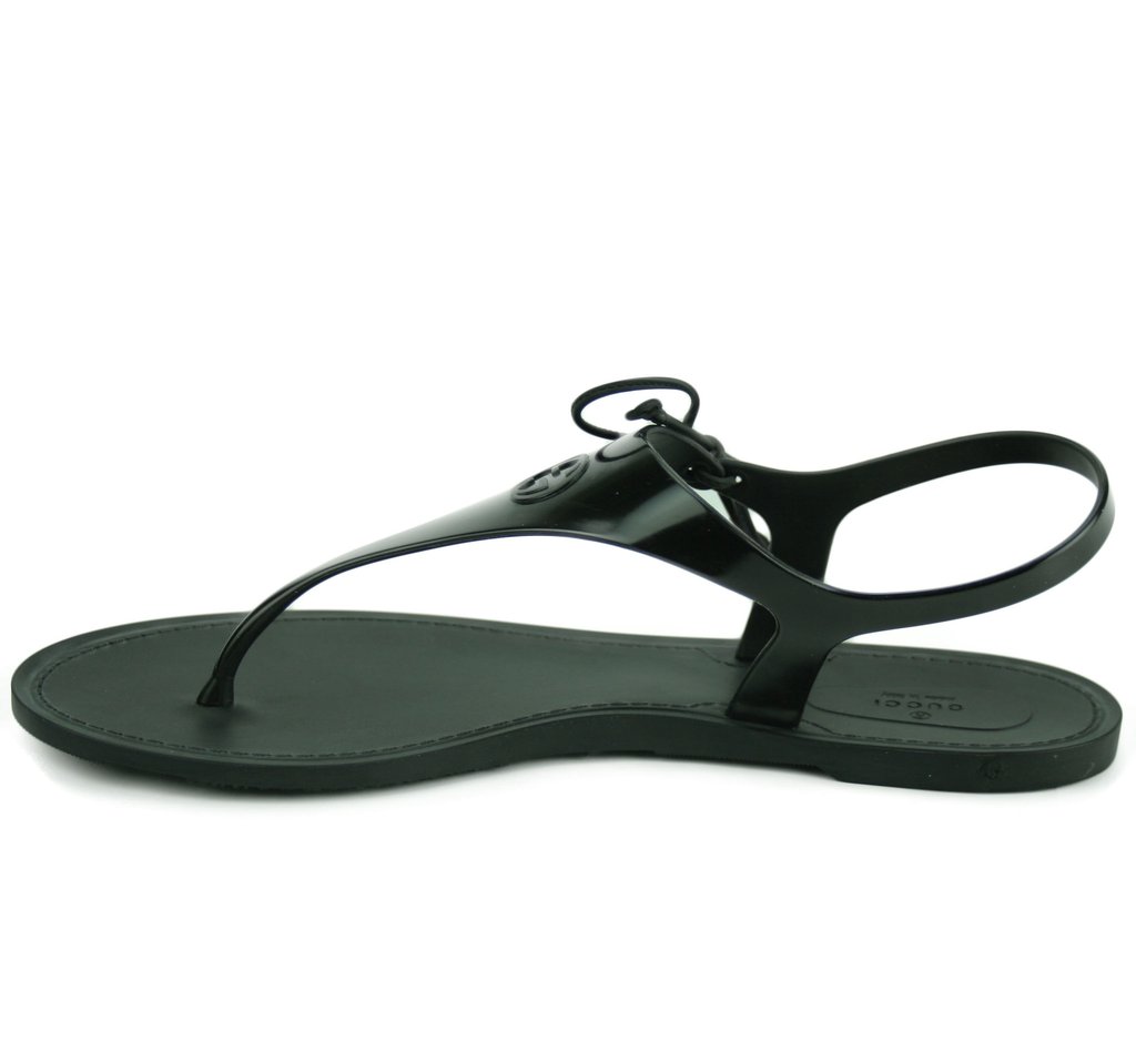 gucci rubber thong sandals