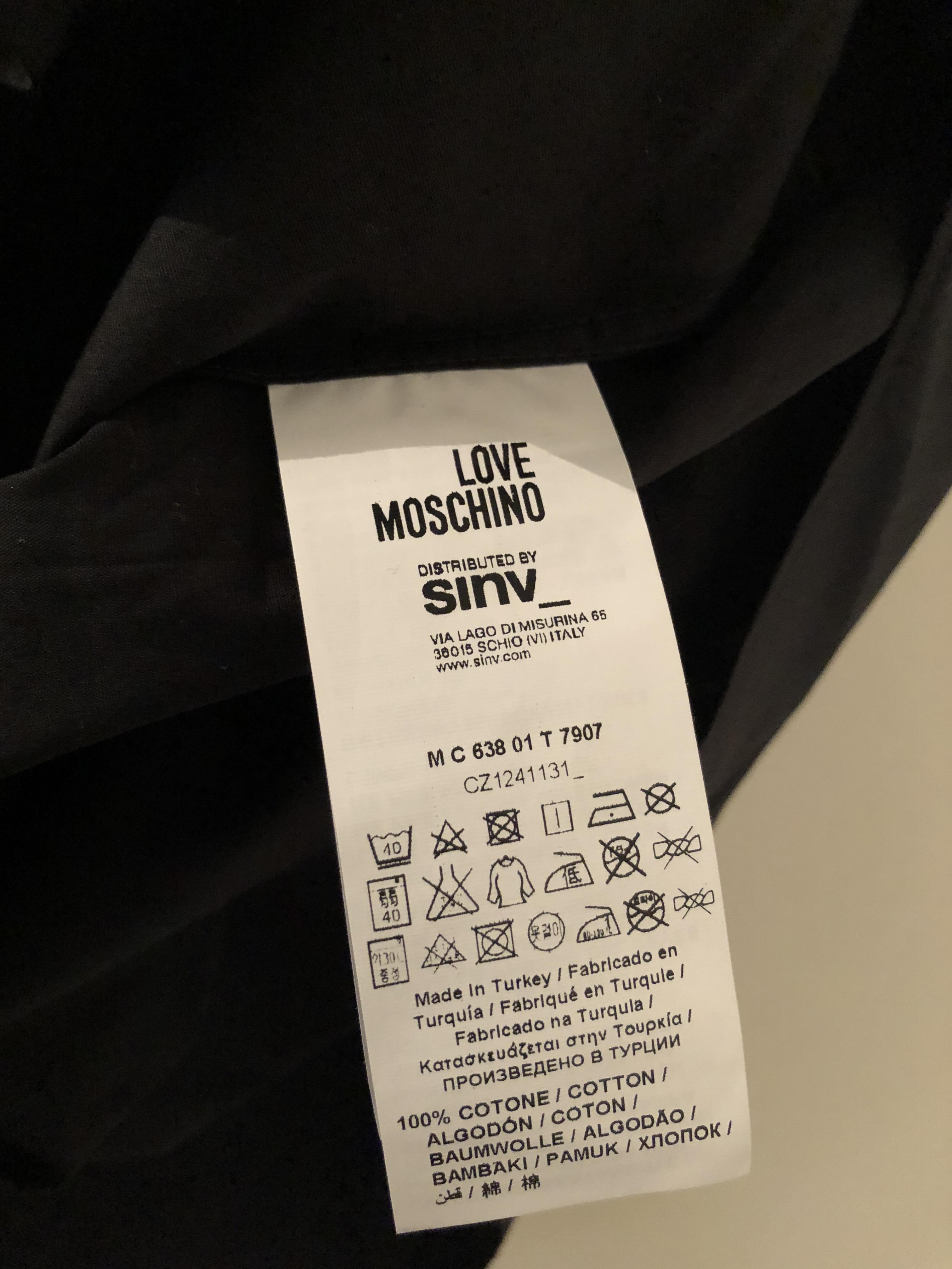 love moschino label