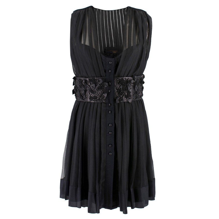 Louis Vuitton Pleated Silk Dress | HEWI