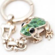 tiffany frog keychain