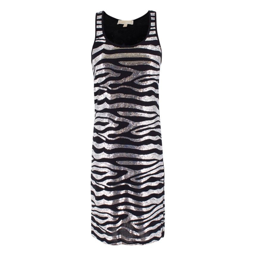 michael kors zebra print dress