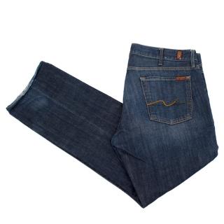 7 For All Mankind Men's Blue Jeans