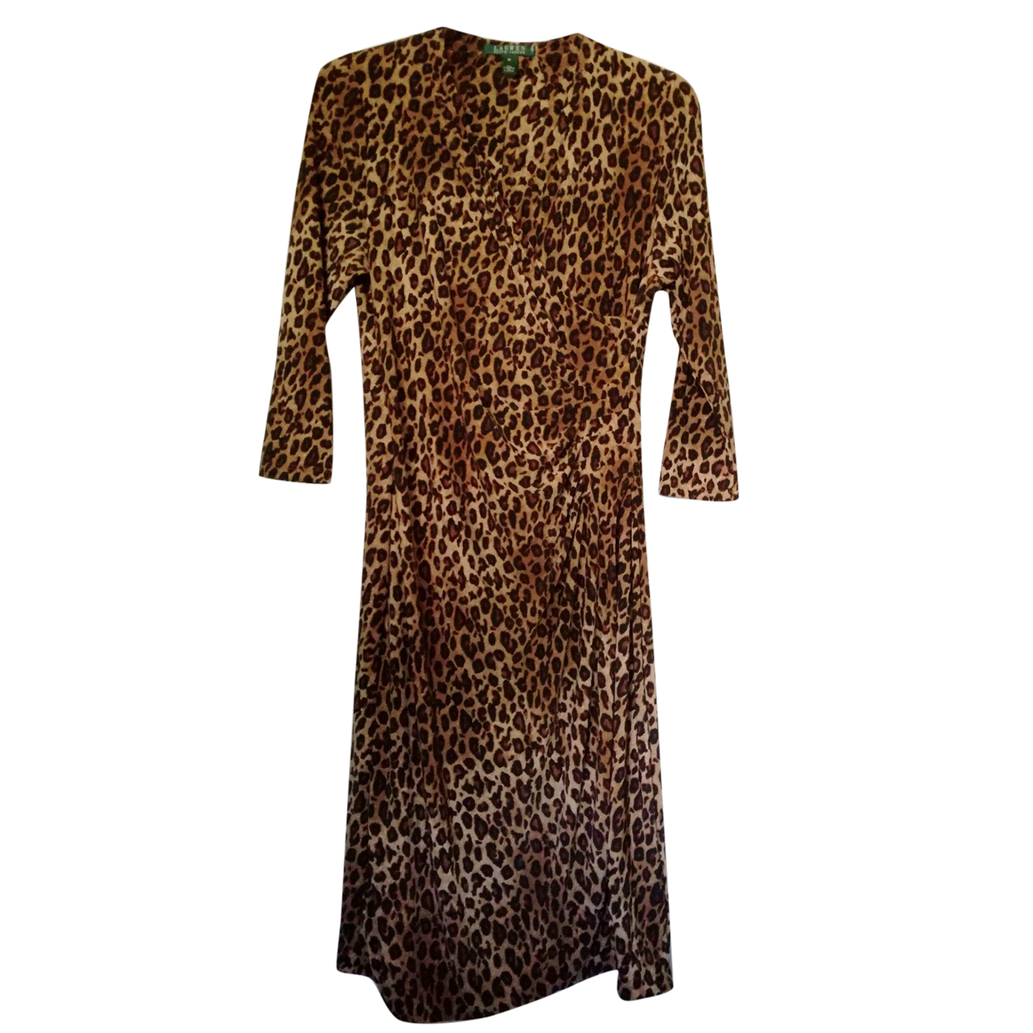 ralph lauren leopard print dress