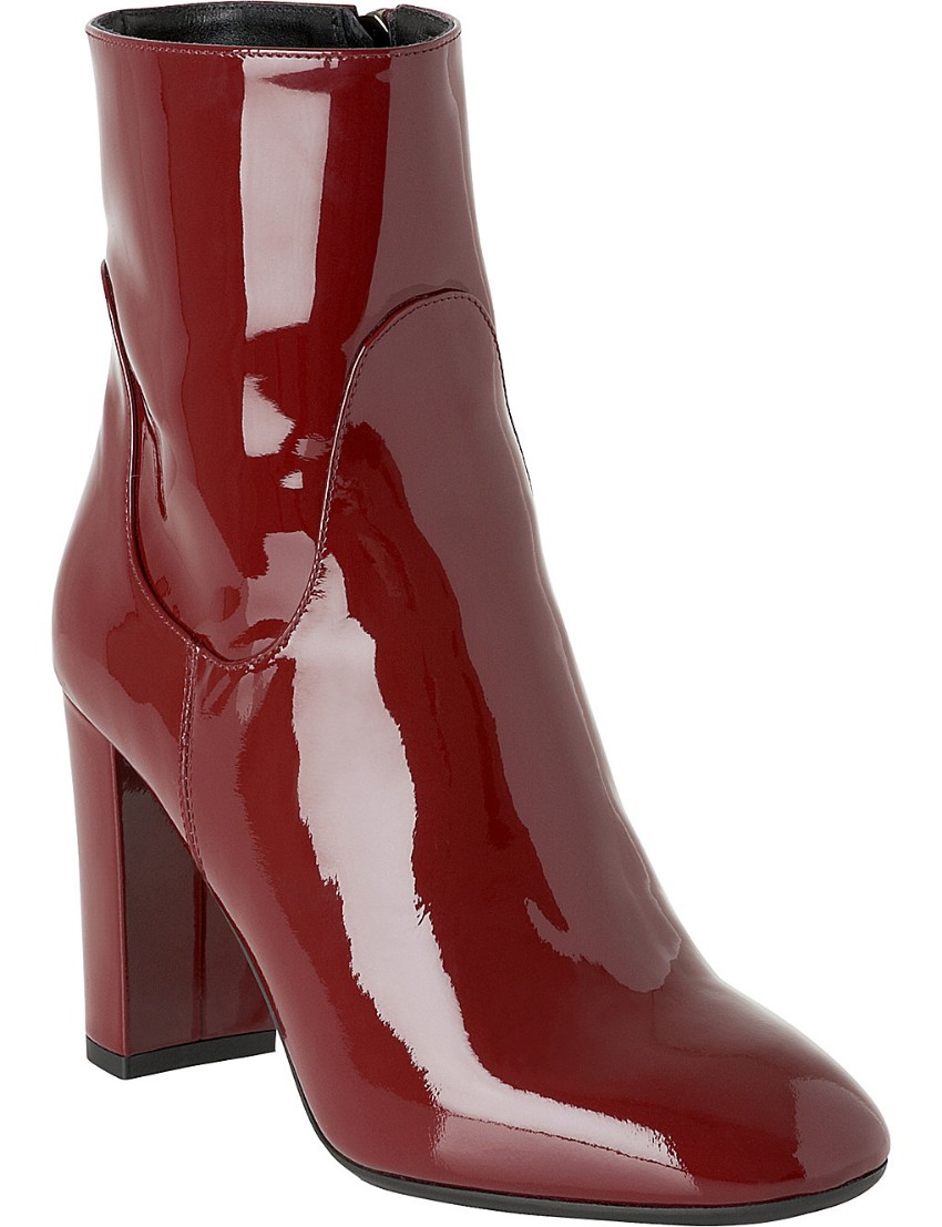 dark red ankle boots uk
