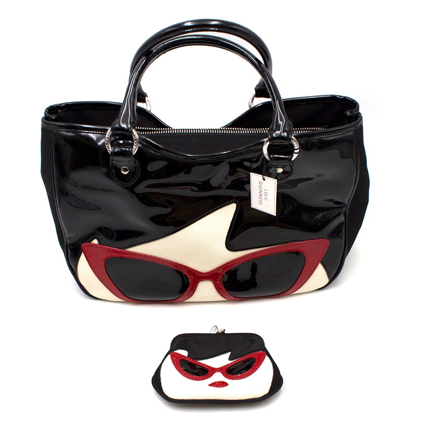 lulu guinness face bag