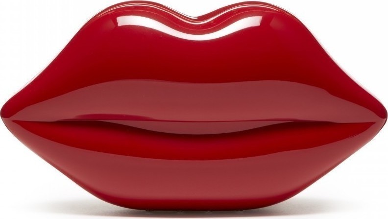 lulu guinness lips clutch