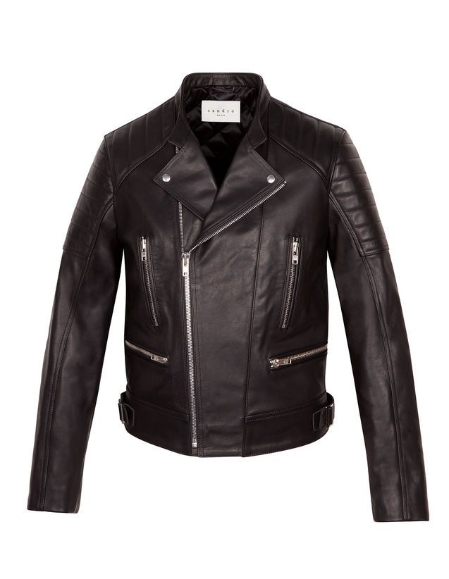 Sandro Biker Leather Jacket | HEWI