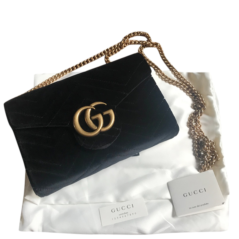 gucci velvet clutch bag