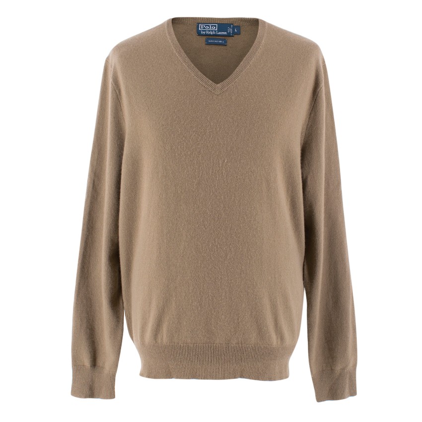 ralph lauren beige jumper