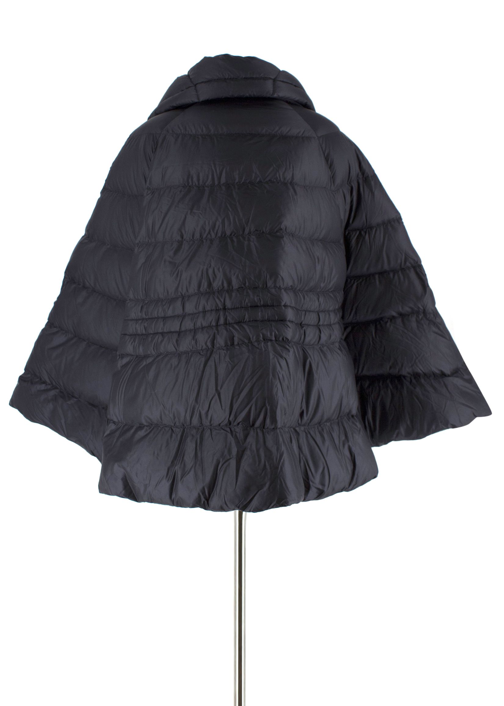 puffer cape coat