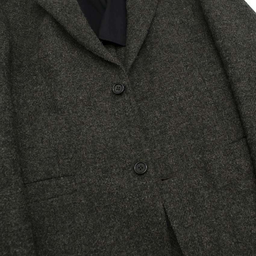 Margaret Howell Grey Wool Tweed Blazer | HEWI