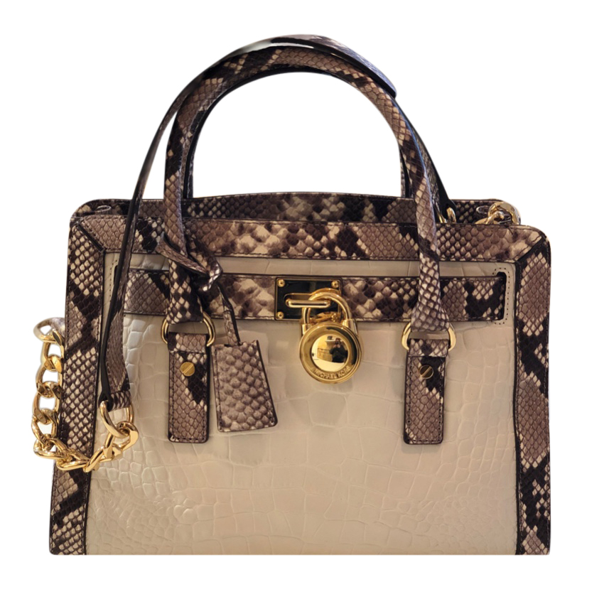 michael kors snake print bag