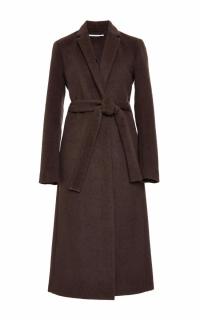 Rosetta Getty brown angora melton tailored coat - New Season
