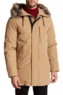 michael kors parka mens orange