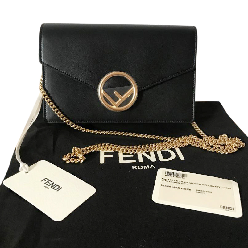 fendi black mini bag