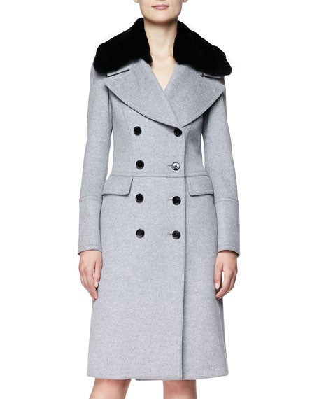 burberry grey coat