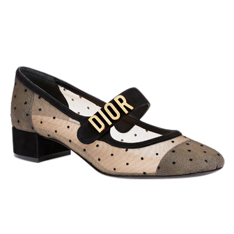 dior dotted shoes