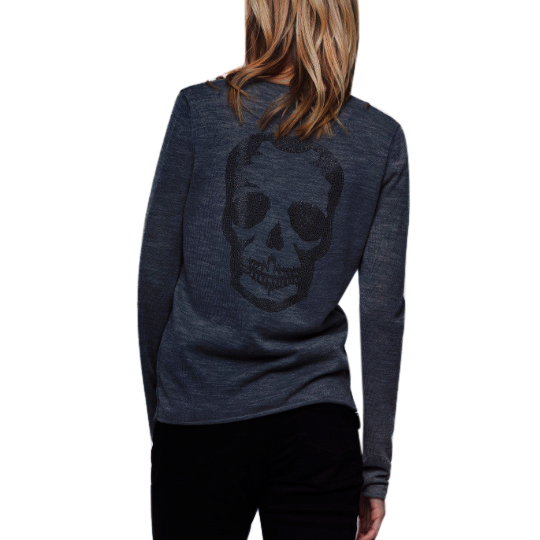 zadig and voltaire skull sweater