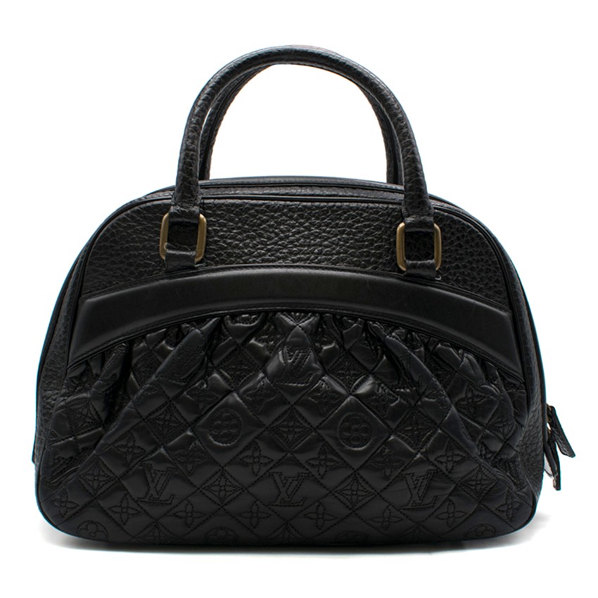  Louis Vuitton  Monogram Mizi  Vienna Leather Bag  HEWI