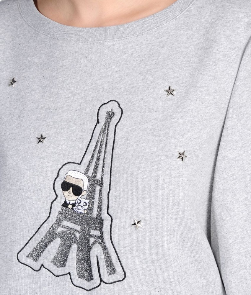 karl lagerfeld eiffel tower sweatshirt