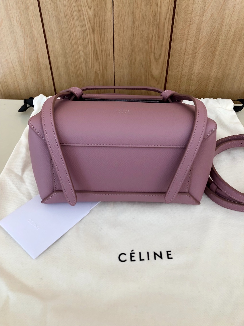 celine nano belt antique rose