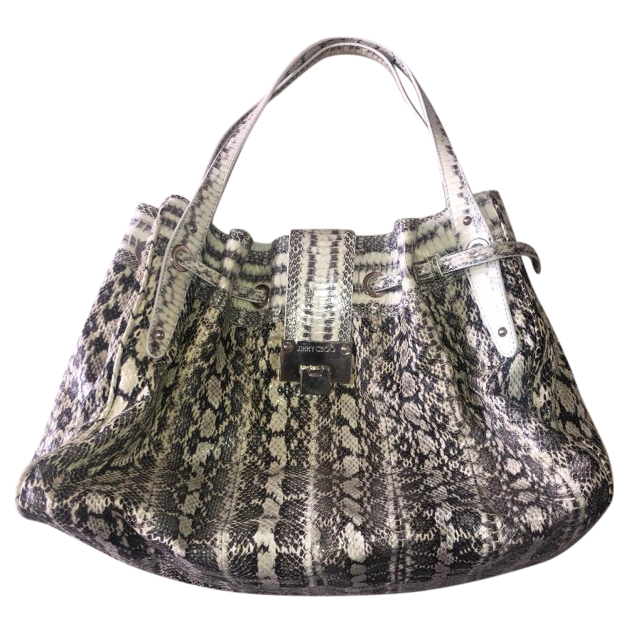 jimmy choo snakeskin bag