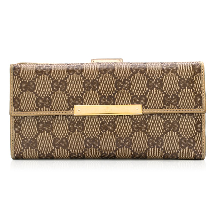 Gucci Brown Monogram Wallet | HEWI