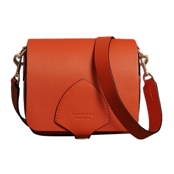 burberry square leather satchel