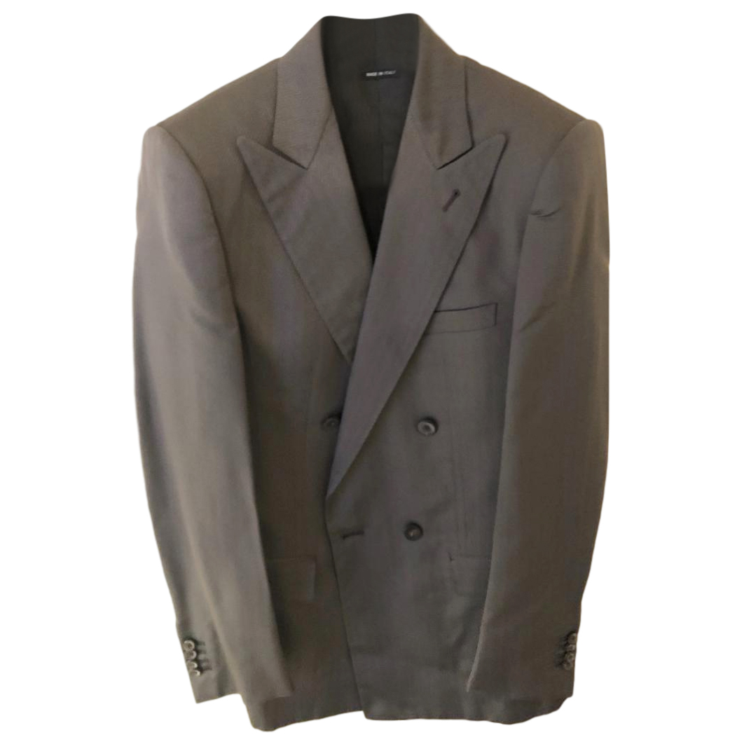 giorgio armani double breasted blazer