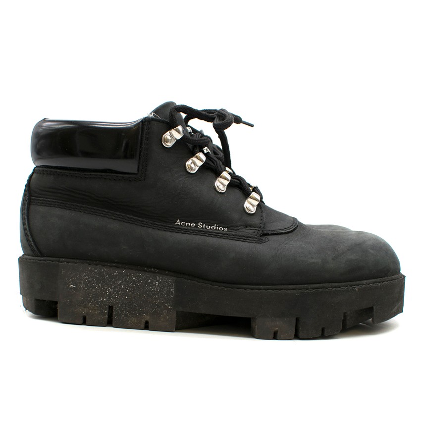 acne tinne boots black