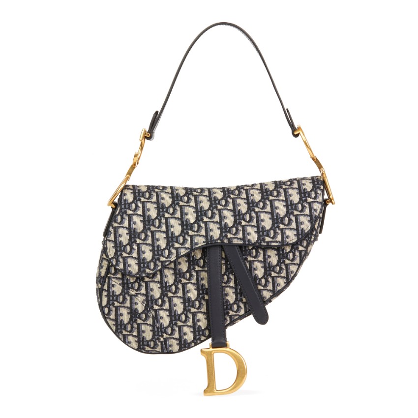 Christian Dior Oblique Canvas Saddle Bag | HEWI
