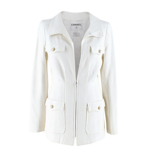 white chanel jacket