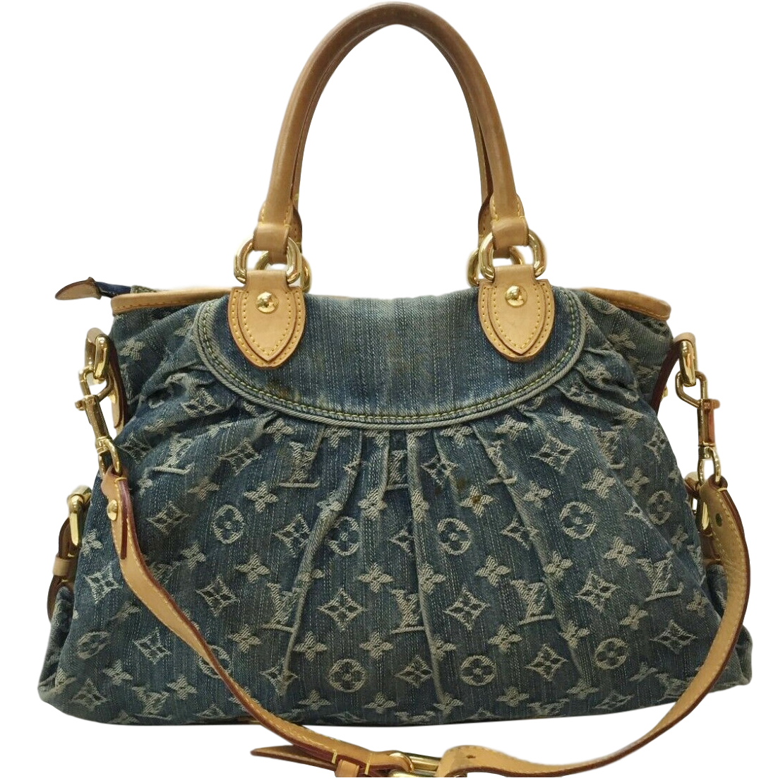 Louis Vuitton, Bags, Sold Lv Monogram Denim Neo Cabby Mm Tote