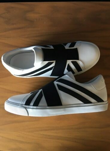 Burberry Mens Union Jack Sneakers New 
