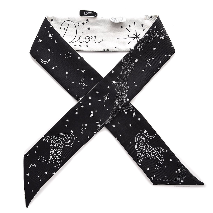 dior zodiac scarf