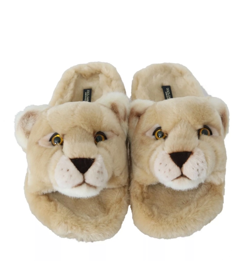 lion slippers