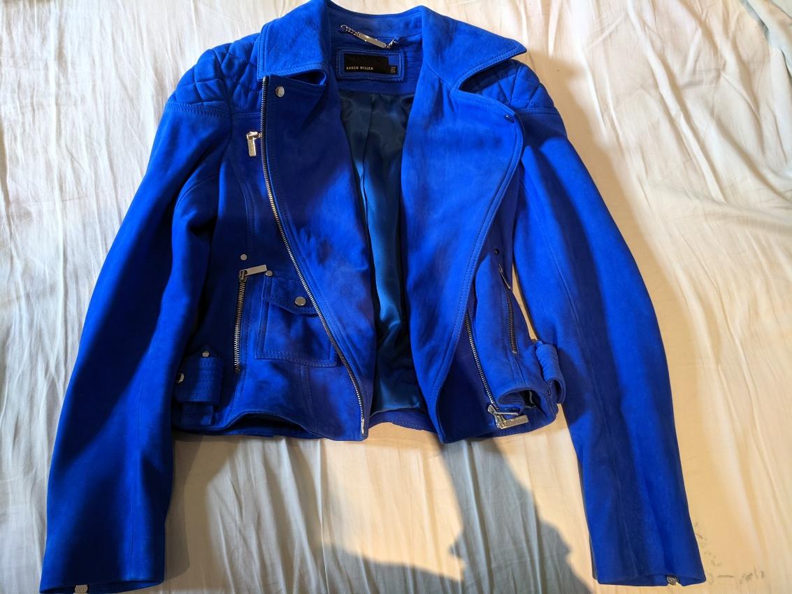 royal blue suede jacket mens