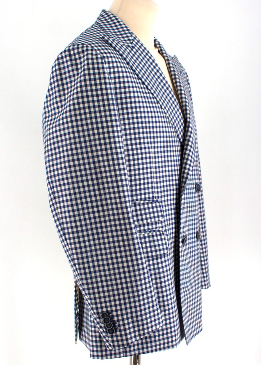 Savile Clifford Bespoke Checkered Blazer Jacket | HEWI