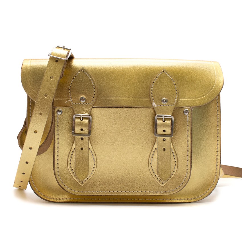 gold satchel