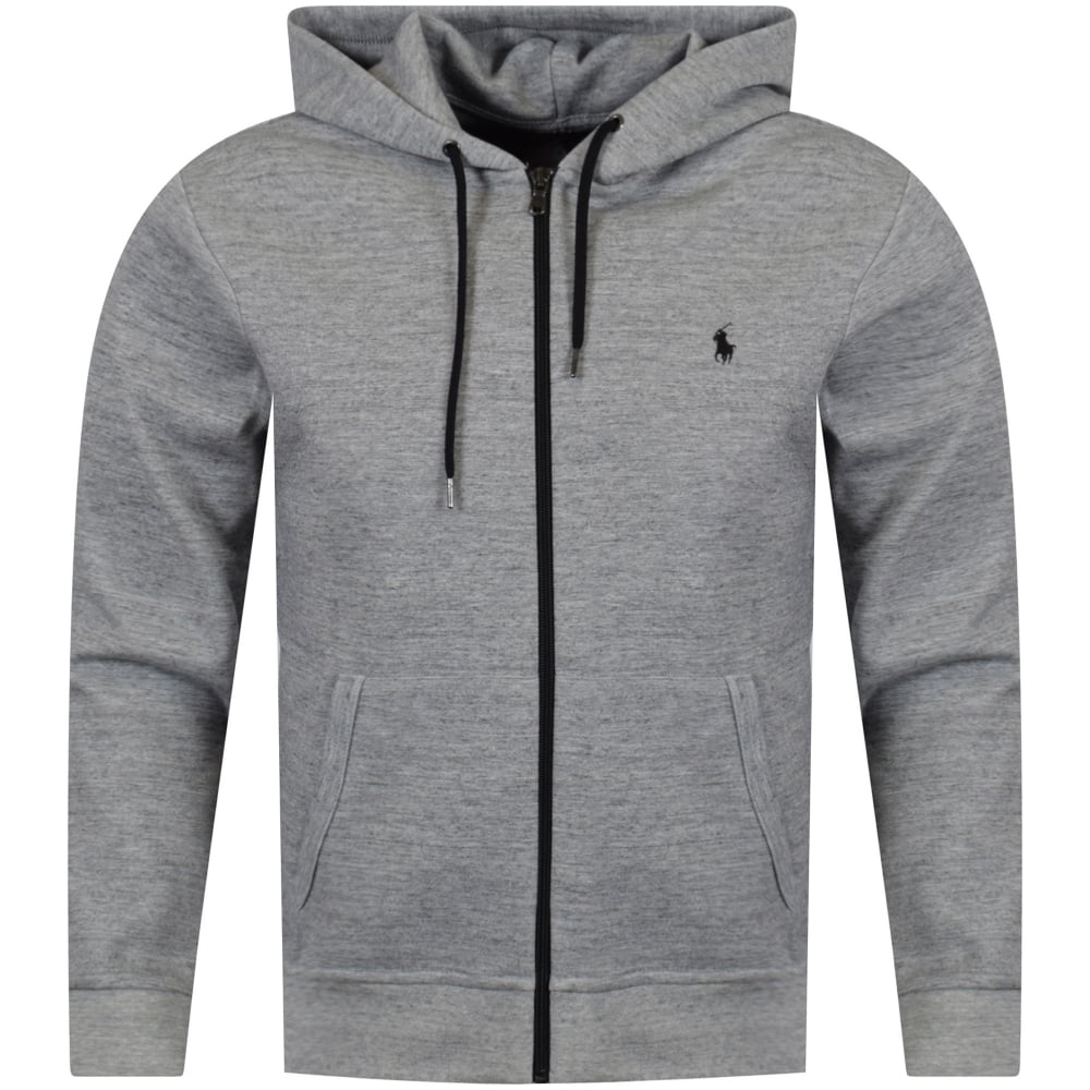 grey polo hoodie