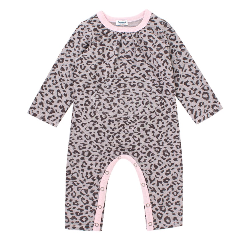 leopard print baby grows