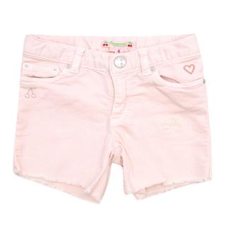 Bonpoint Girls 4Y Pink Denim Shorts 