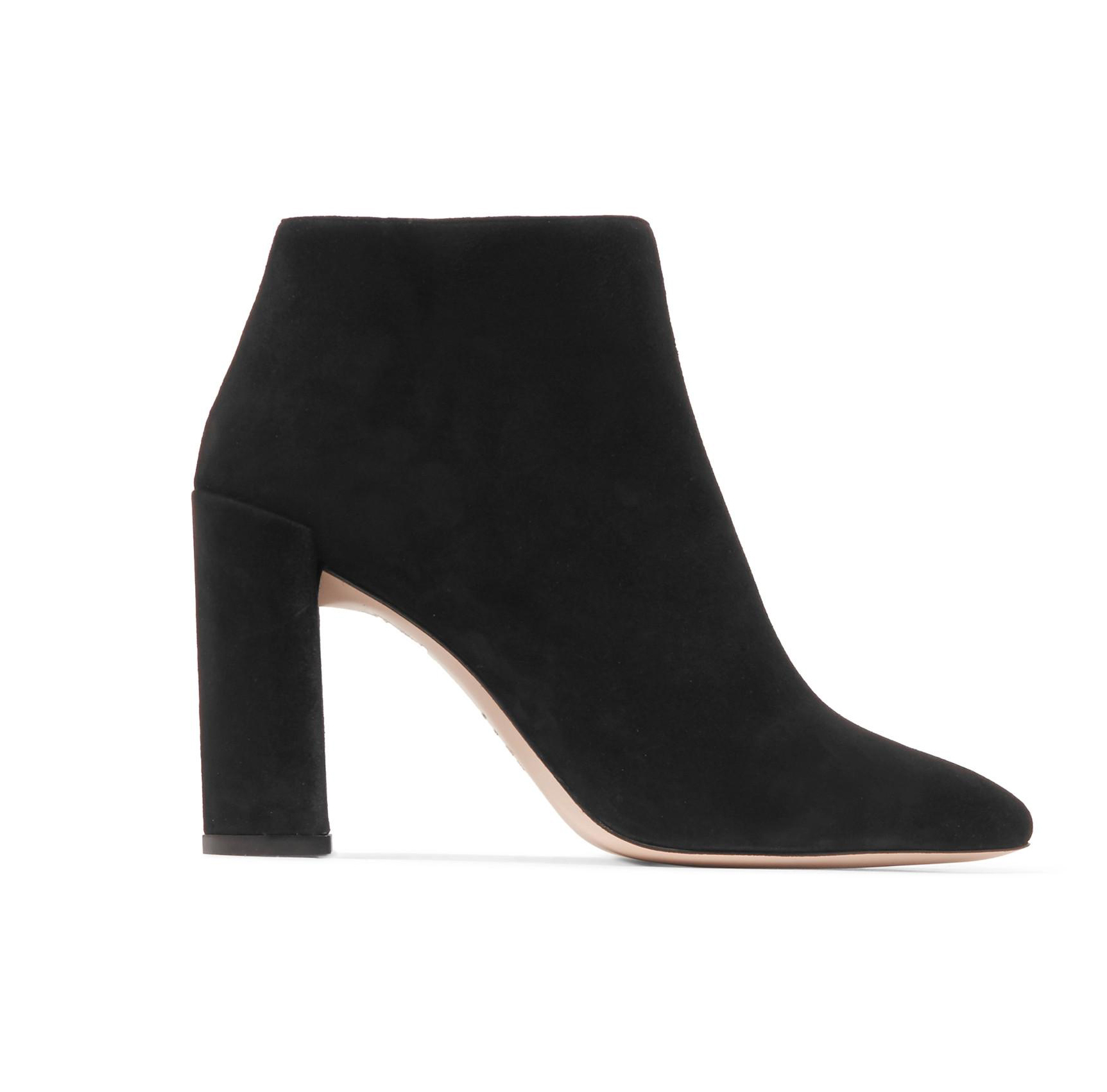 Stuart Weitzman Pure Suede Ankle Boots 