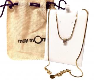 May Moma gemstone-pendant necklace 