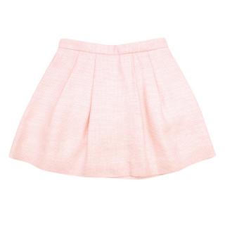 =Bonpoint Girls 6Y Pink Metallic Skirt