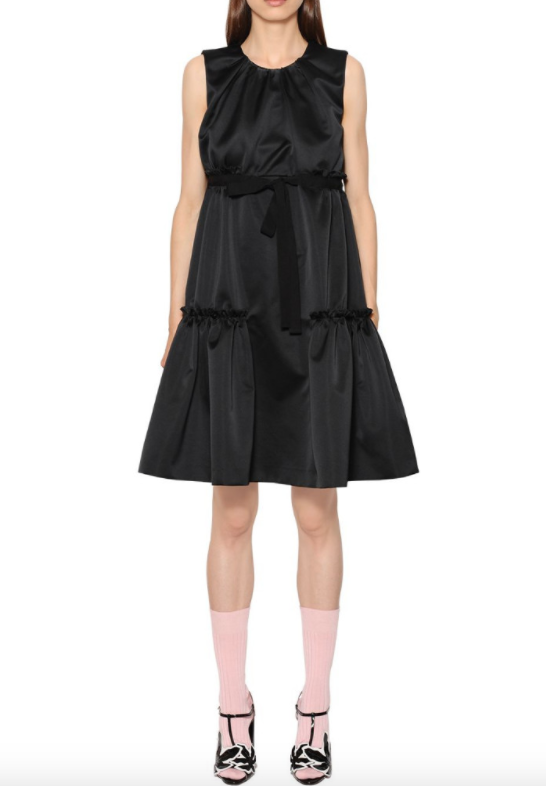 rochas black dress