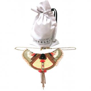 Satellite Beaded Embellished Collar Necklace