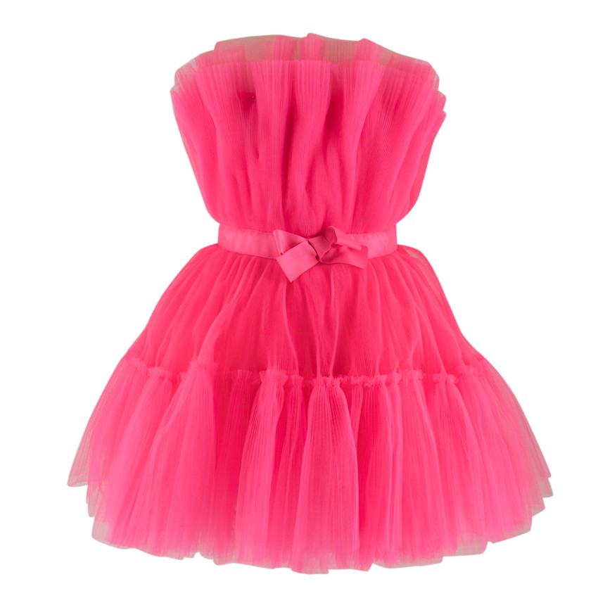 flared tulle dress h&m