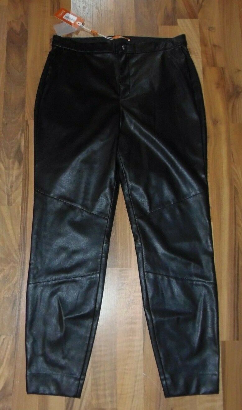 hugo boss leather pants