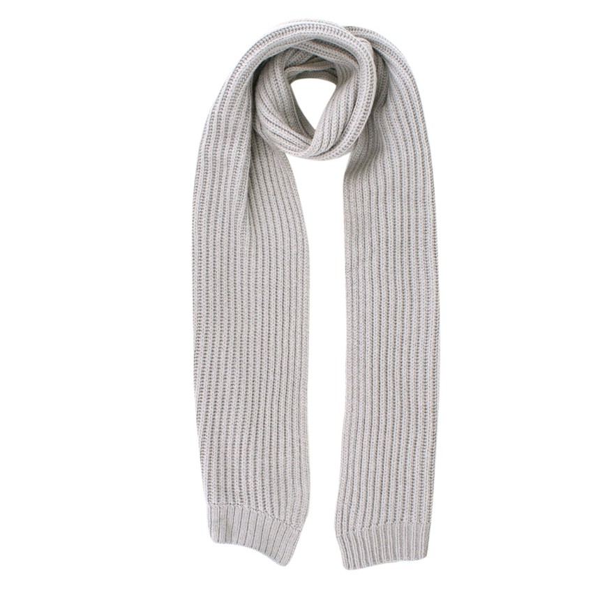 balenciaga scarf grey